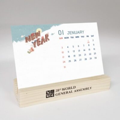 2025 우드카렌다 탁상달력 제작 대표이미지