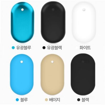 KC인증 미니멀 휴대용 조약돌 손난로 보조배터리 기념품제작 대표이미지