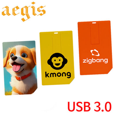 USB 기념품제작 이지스 카드형USB 3.0 메모리 128GB 대표이미지