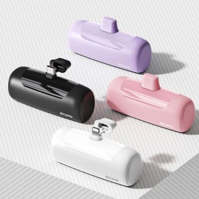 다이렉트 미니 보조배터리 기념품 c타입 8핀선택 4가지색상 일체형 5000mah 대표이미지