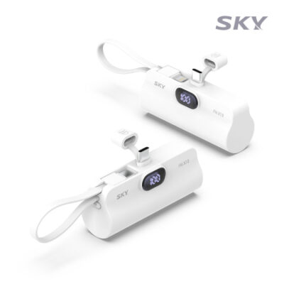 필 X13 LED 도킹형 일체형 미니 보조배터리제작 C타입 L타입 케이블 스탠드 휴대용배터리 대표이미지