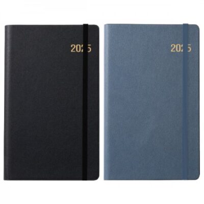 DP 25년 별절 양장 엣지밴드형 회사다이어리제작 코발트스마트검정 대표이미지