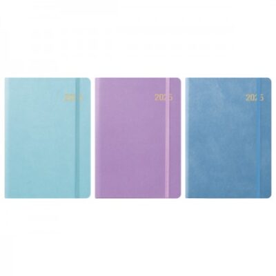 DP 25년 양장 파스텔 밴드형 다이어리제작 25절32절 대표이미지