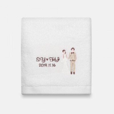 라라리빙 결혼답례품 수건제작 기분좋은날 호텔타올 150g 대표이미지