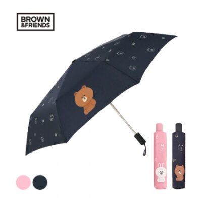 라인프렌즈 3단 자동우산 데일리패턴 우산제작 대표이미지