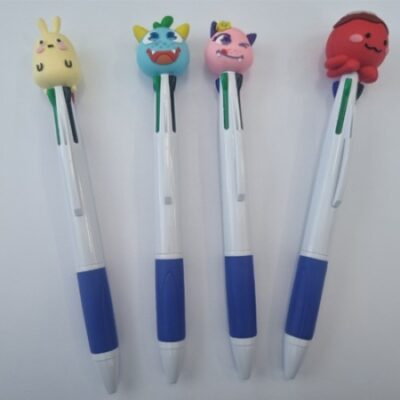 볼펜주문제작 pvc캐릭터 4색멀티볼펜 3D 대표이미지
