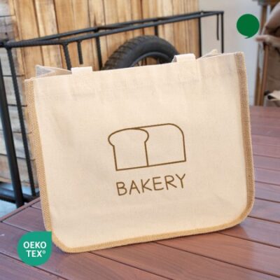 오코텍스인증 브레드에코백주문제작 34cmx30cmx13cm 대표이미지