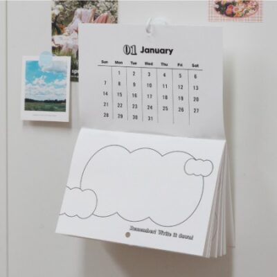 중철 제본 달력 주문제작 판촉물 대표이미지