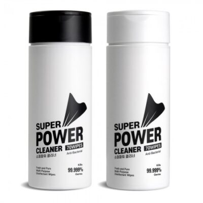 특수원단 다용도 멀티 청소 살균 소독 세정 물티슈제작 70매 슈퍼파워클리너 대표이미지