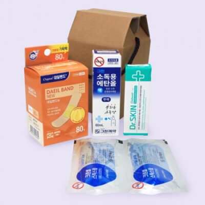 구급상자 대용량 데일밴드제작 80매 5종세트 병원판촉물 대표이미지