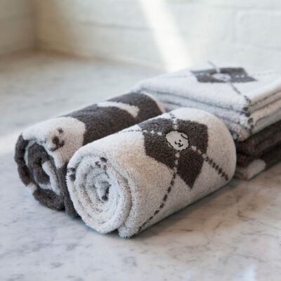 국내산 수건답례품 무한타올 푸들이 40수 페이스타올 150g 대표이미지