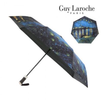 기라로쉬 3단 명화 우산판촉물 론강의 별이빛나는밤에 완전자동우산 제작 대표이미지