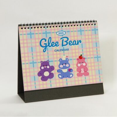 달력제작 2025 글리베어 탁상형 캘린더 기성박인쇄 대표이미지