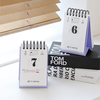달력제작 일력달력메모지 스프링 탁상형 홍보물품 대표이미지