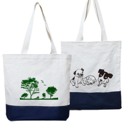 리유저블백 제작 국산 투톤 에코백판촉물 36x40 대표이미지