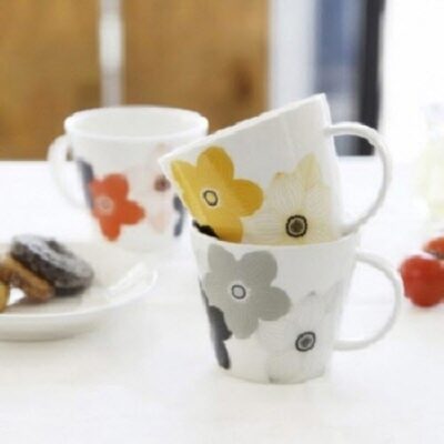 머그컵제작 블러썸 머그잔 그레이옐로우오렌지 KA0164 단체선물추천 대표이미지