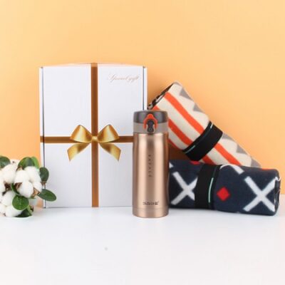 메탈 텀블러 350ml무릎담요 2종세트 기념품제작 대표이미지