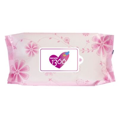 물티슈제작 코스모스핑크 80매 라벨형 홍보물품 대표이미지