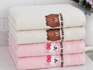 수건기념품 국내산 무한타올 라인 B&F 세면타월 제작 130g 대표이미지
