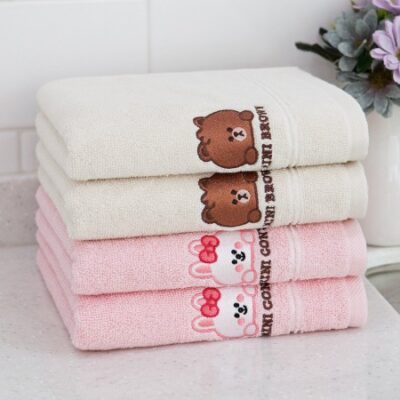 수건기념품 국내산 무한타올 라인 BF 세면타월 제작 130g 대표이미지