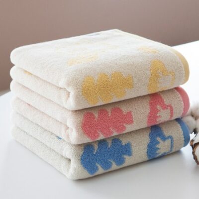 수건기념품 국내산 무한타올 라인 포레스트 선염 세면타월 제작 180g 대표이미지