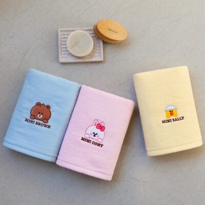 수건답례품 국내산 무한타올 라인 거즈 세면타월 제작 110g 대표이미지