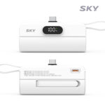 스카이 필 X13 Pro 5000mAh C타입 도킹형 보조배터리 각인 제작 대표이미지