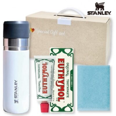 스탠리 텀블러제작 고진공 슬림보틀473ml 유시몰 프리미엄치약 106g 국산핸드타올 3종 대표이미지