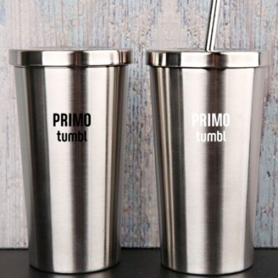 앰버 이중스텐 빨대 텀블러 판촉물 대용량 550ml 인쇄 제작 대표이미지