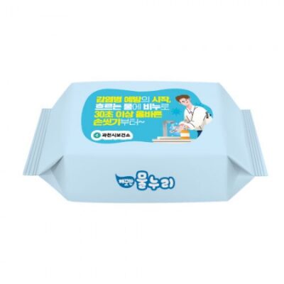 업소용 40매 스카이 무광 물티슈제작 대표이미지