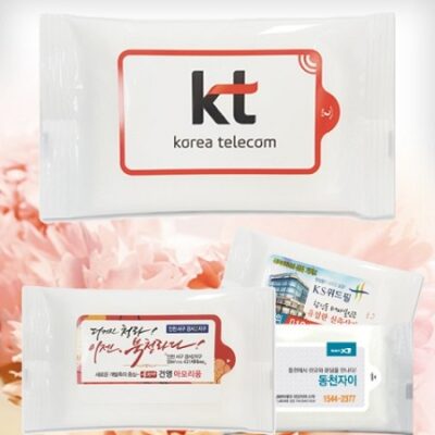 업소용물티슈 흰색 15매 제작 대표이미지