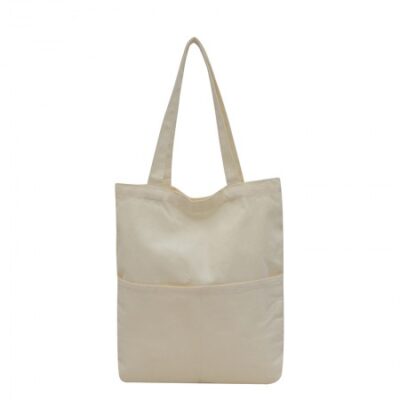 에코백제작 포켓 무지 캔버스백 대표이미지