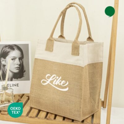 에코백주문제작 오코텍스인증 리버스투톤쥬트백 대표이미지