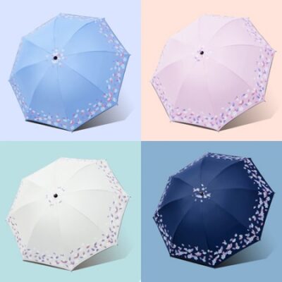 우산제작 루티네 플라워 수동 암막 양우산 대표이미지