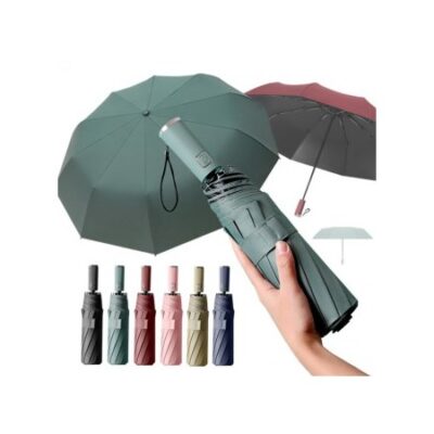 우산제작 솔리드 UV 차단 완전 자동 3단 암막 양우산 대표이미지