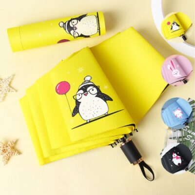 우산제작 애니멀 UV차단 암막 3단 수동우산 대표이미지