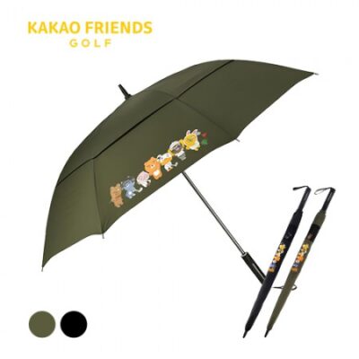 우산제작 카카오프렌즈 75 투게더 이중방풍 골프우산 대표이미지