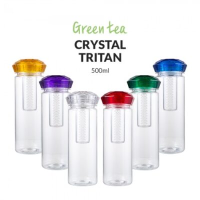 텀블러 판촉물 티썸 마이보틀 크리스탈 그린티 500ml 트라이탄 인쇄 제작 대표이미지