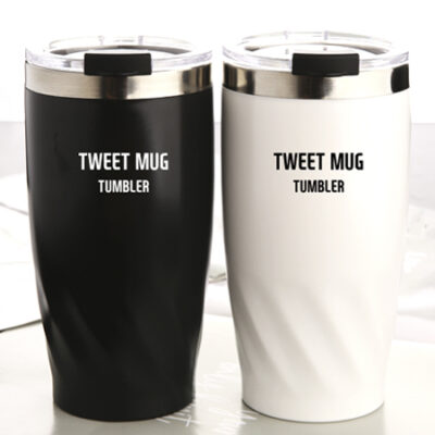 트윗머그형 이중스텐 텀블러 420ml 풀컬러 인쇄 판촉물제작 대표이미지