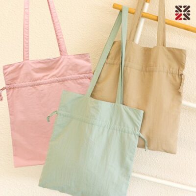 파스텔 스트링 무지 에코백 판촉물제작 대표이미지