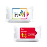 홍보물품 화이트 30매 물티슈제작 대표이미지