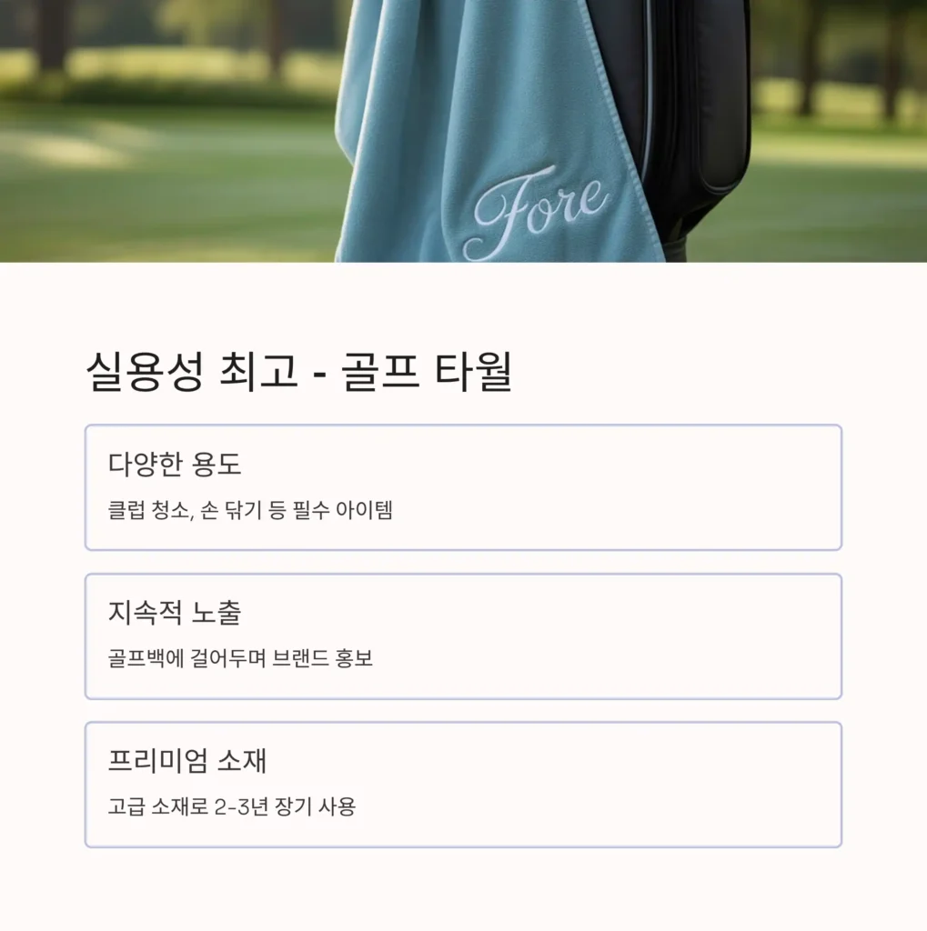 골프 기념품 제작 골프타월