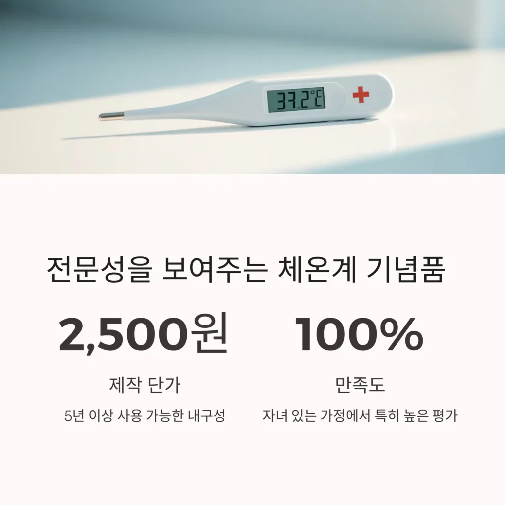 약국 기념품 제작 체온계