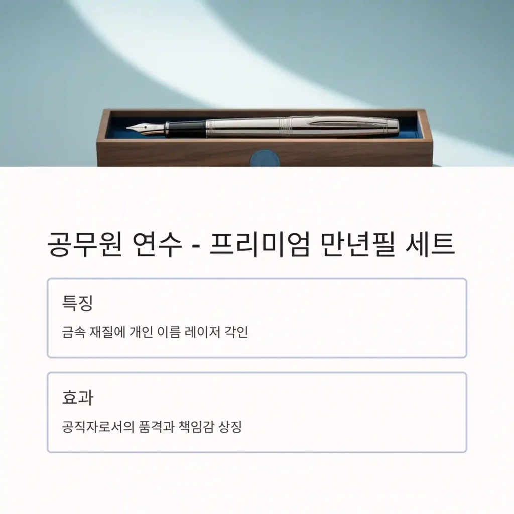 연수 기념품 제작 만년필