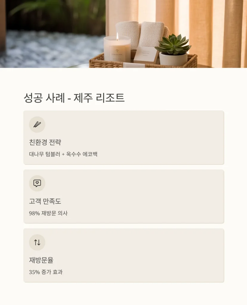 호텔 기념품 제작 성공사례 제주