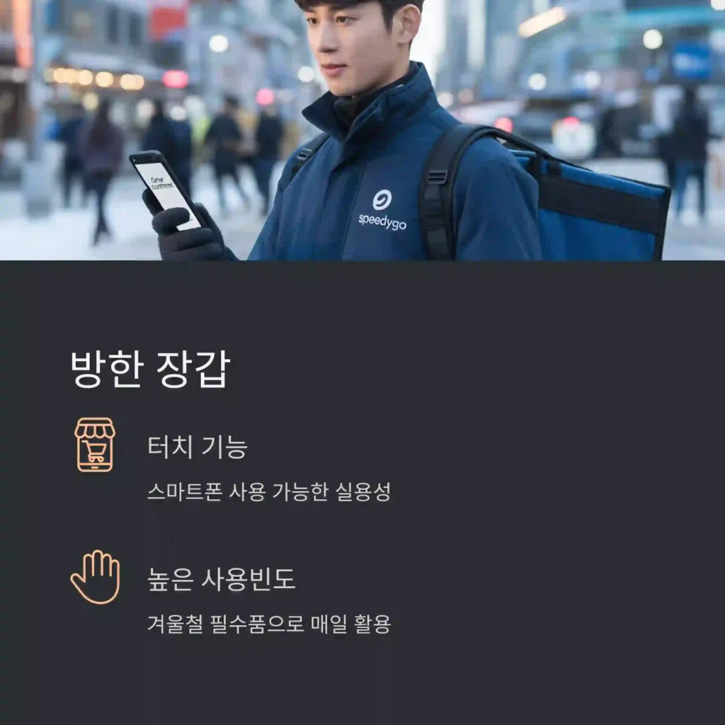겨울 기념품 제작 방한장갑