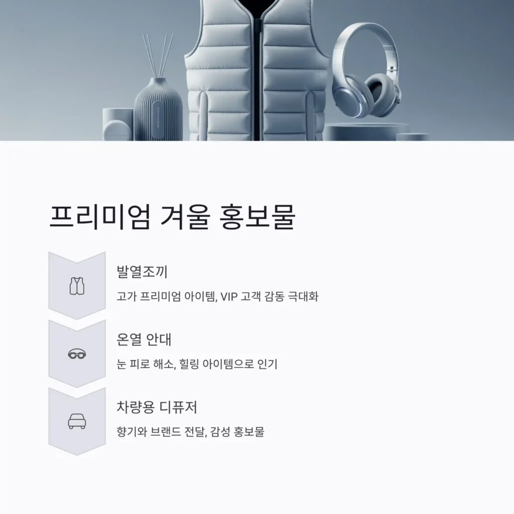 겨울 홍보물 제작 md추천