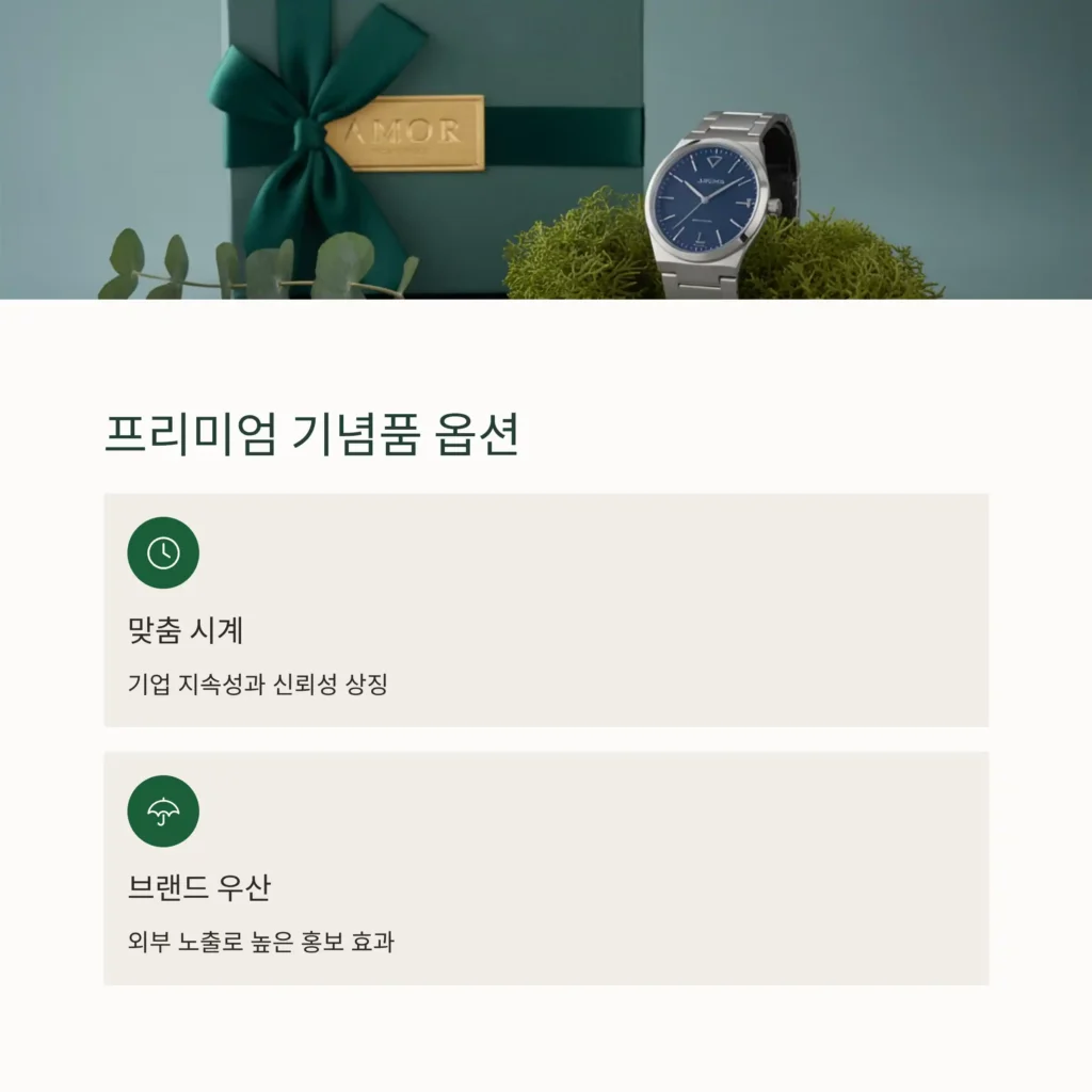 기업 기념품 제작 맞춤 옵션