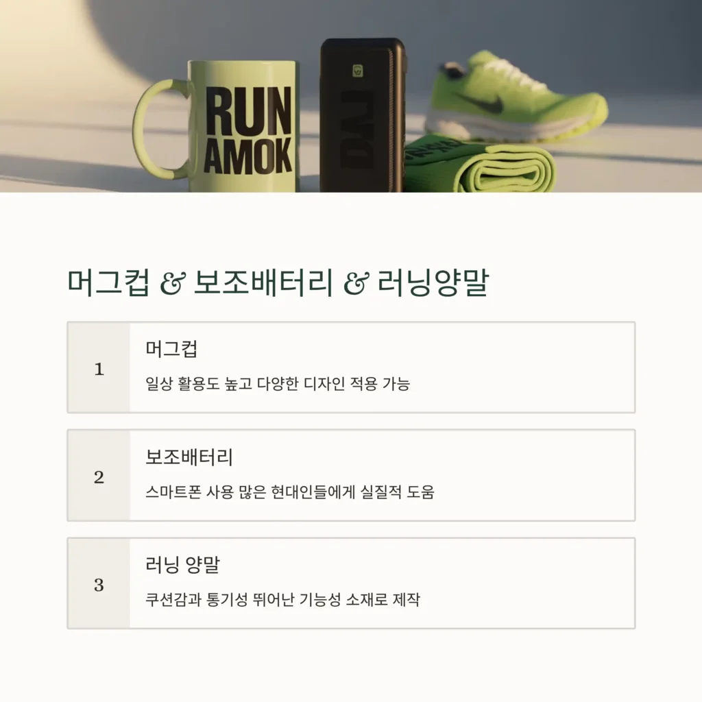 마라톤 기념품 제작 머그컵