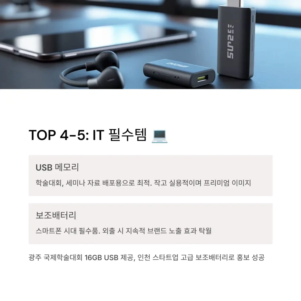 맞춤 기념품 제작 보조배터리